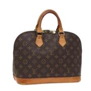 Pre-owned Canvas handbags Louis Vuitton Vintage , Brown , Dames