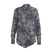 Blauwe Shirts Aw24 Himon's , Multicolor , Dames