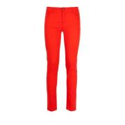 Rode Skinny Broek Outlet Prijs Fracomina , Red , Dames