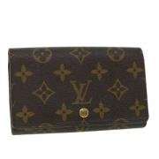 Pre-owned Canvas wallets Louis Vuitton Vintage , Brown , Dames