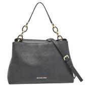 Pre-owned Leather shoulder-bags Michael Kors Pre-owned , Black , Dames