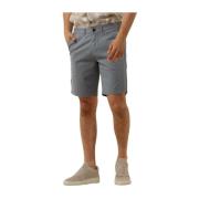 Heren Fijne Twill Stretch Shorts Vanguard , Gray , Heren