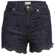 Pre-owned Denim bottoms Valentino Vintage , Blue , Dames