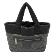 Pre-owned Nylon totes Chanel Vintage , Green , Dames