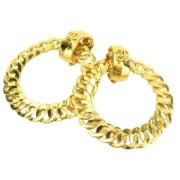 Pre-owned Metal chanel-jewelry Chanel Vintage , Yellow , Dames