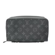 Pre-owned Fabric wallets Louis Vuitton Vintage , Gray , Dames