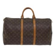 Pre-owned Canvas travel-bags Louis Vuitton Vintage , Brown , Dames