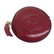 Pre-owned Leather wallets Gucci Vintage , Red , Dames