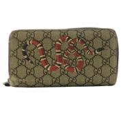 Pre-owned Fabric wallets Gucci Vintage , Brown , Dames