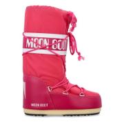 Icon High Nylonlaarzen Gesloten Bougainvellea Moon Boot , Pink , Dames