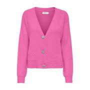 Piumo Cardigan Vest Only , Pink , Dames