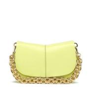 Moderne en Chic Helena Round Leren Tas Gianni Chiarini , Green , Dames