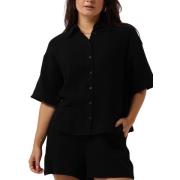 Tijdloze Zwarte Blouse Object , Black , Dames