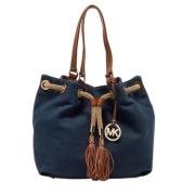 Pre-owned Canvas totes Michael Kors Pre-owned , Blue , Dames