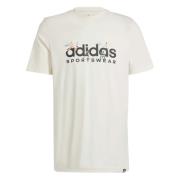 Landschap T-shirt Adidas , Beige , Heren