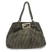 Pre-owned Canvas fendi-bags Fendi Vintage , Brown , Dames