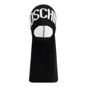 Balaclava met logo Moschino , Black , Unisex