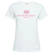 Pre-owned Fabric tops Balenciaga Vintage , White , Dames