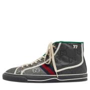 Pre-owned Canvas sneakers Gucci Vintage , Gray , Heren