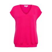 T-shirt met ronde hals &Co Woman , Pink , Dames