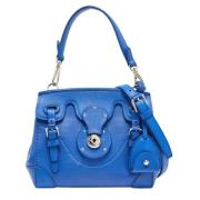 Pre-owned Leather handbags Ralph Lauren Pre-owned , Blue , Dames