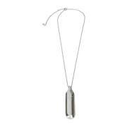 Flask Necklace Courrèges , Gray , Dames