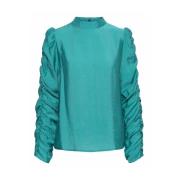 Lange Mouw Top Evie &Co Woman , Blue , Dames