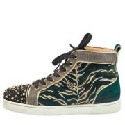 Pre-owned Suede sneakers Christian Louboutin Pre-owned , Multicolor , ...