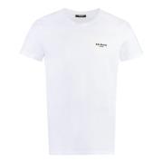 Organisch Katoen Logo T-Shirt Balmain , White , Heren