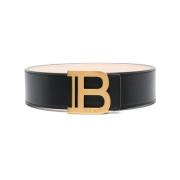 Klassiek Noir B-Riem Balmain , Black , Dames