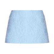 Brokaat Mini Rok Dolce & Gabbana , Blue , Dames