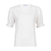 Korte Mouw Top Khalani Lofty Manner , White , Dames