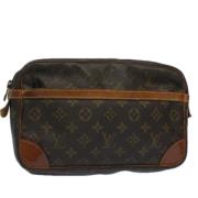 Pre-owned Canvas clutches Louis Vuitton Vintage , Brown , Dames