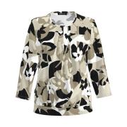 Lange Mouw Blouse Shirt Frank Walder , Multicolor , Dames