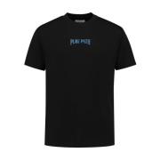 Crewneck Loose Fit T-shirt Korte Mouw Pure Path , Black , Heren