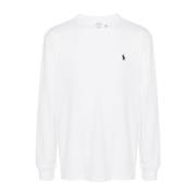 Witte Polo T-shirt met Pony Motief Ralph Lauren , White , Heren