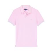 Heren Katoenen Poloshirt Vilebrequin , Pink , Heren