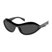 Stijlvolle zonnebril Prada , Black , Dames