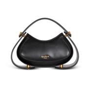 Medium Jolie Madame tas in box leer Balmain , Black , Dames