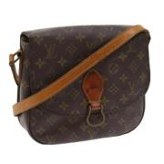 Pre-owned Canvas shoulder-bags Louis Vuitton Vintage , Brown , Dames