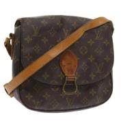 Pre-owned Canvas shoulder-bags Louis Vuitton Vintage , Brown , Dames