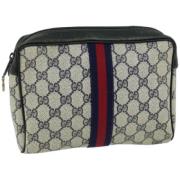 Pre-owned Leather clutches Gucci Vintage , Multicolor , Dames