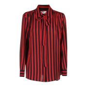 Stijlvolle Herenshirt Msgm , Red , Dames