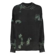 Groene Cashmere Crew Neck Sweater Avant Toi , Green , Dames