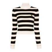 Stijlvolle Sweater Collectie Elisabetta Franchi , Beige , Dames