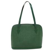 Pre-owned Leather louis-vuitton-bags Louis Vuitton Vintage , Green , D...