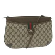 Pre-owned Leather gucci-bags Gucci Vintage , Beige , Dames