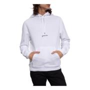 Hoodie met logo-print Saint Laurent , White , Heren