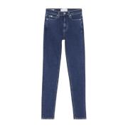 Slim Fit Denim Broek Calvin Klein Jeans , Blue , Dames