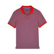 Heren Katoenen Poloshirt met Kleurverandering Vilebrequin , Red , Here...